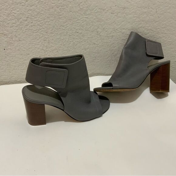 Vince ‘Faye’ Open Toe Gray Bootie size 6.5 - Picture 3 of 11